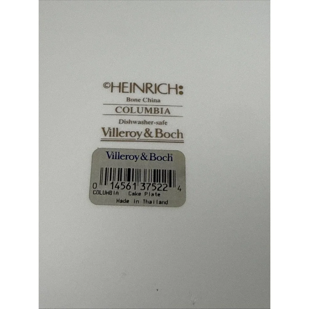 Villeroy & Boch COLUMBIA Bone China Round Chop Plate Platter Heinrich